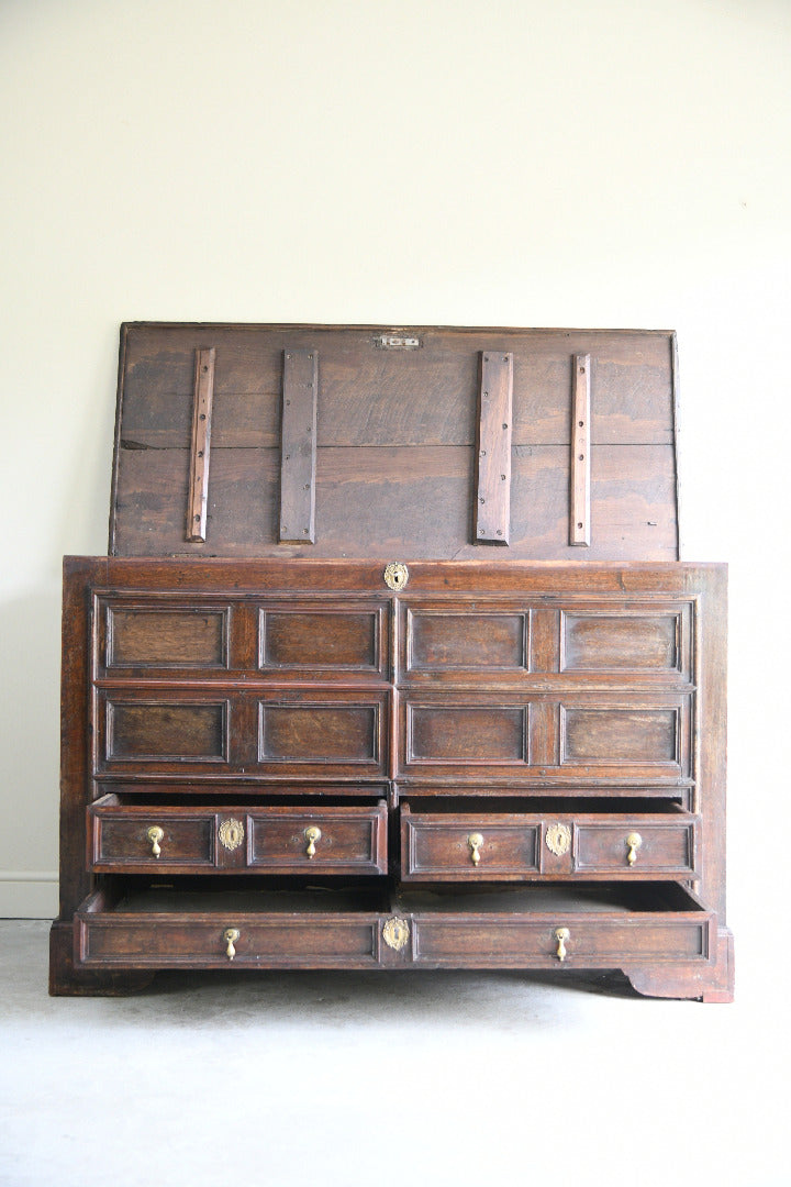 18th Century Oak Mule Chest