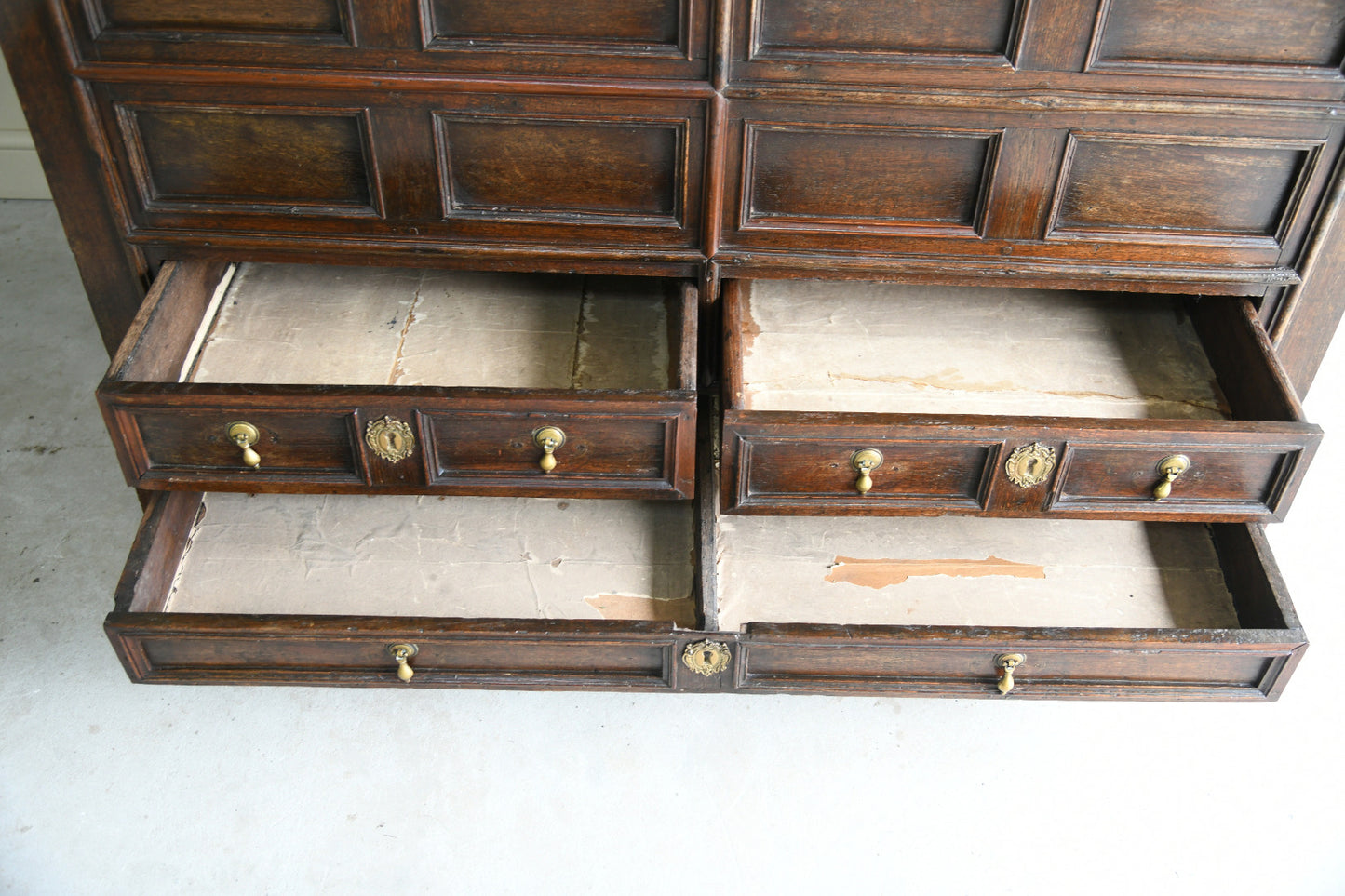18th Century Oak Mule Chest