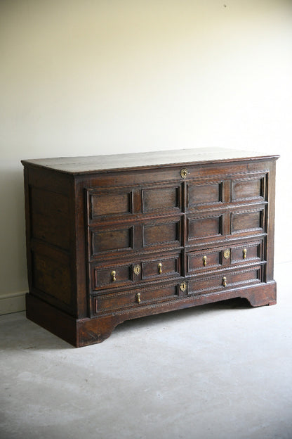 18th Century Oak Mule Chest