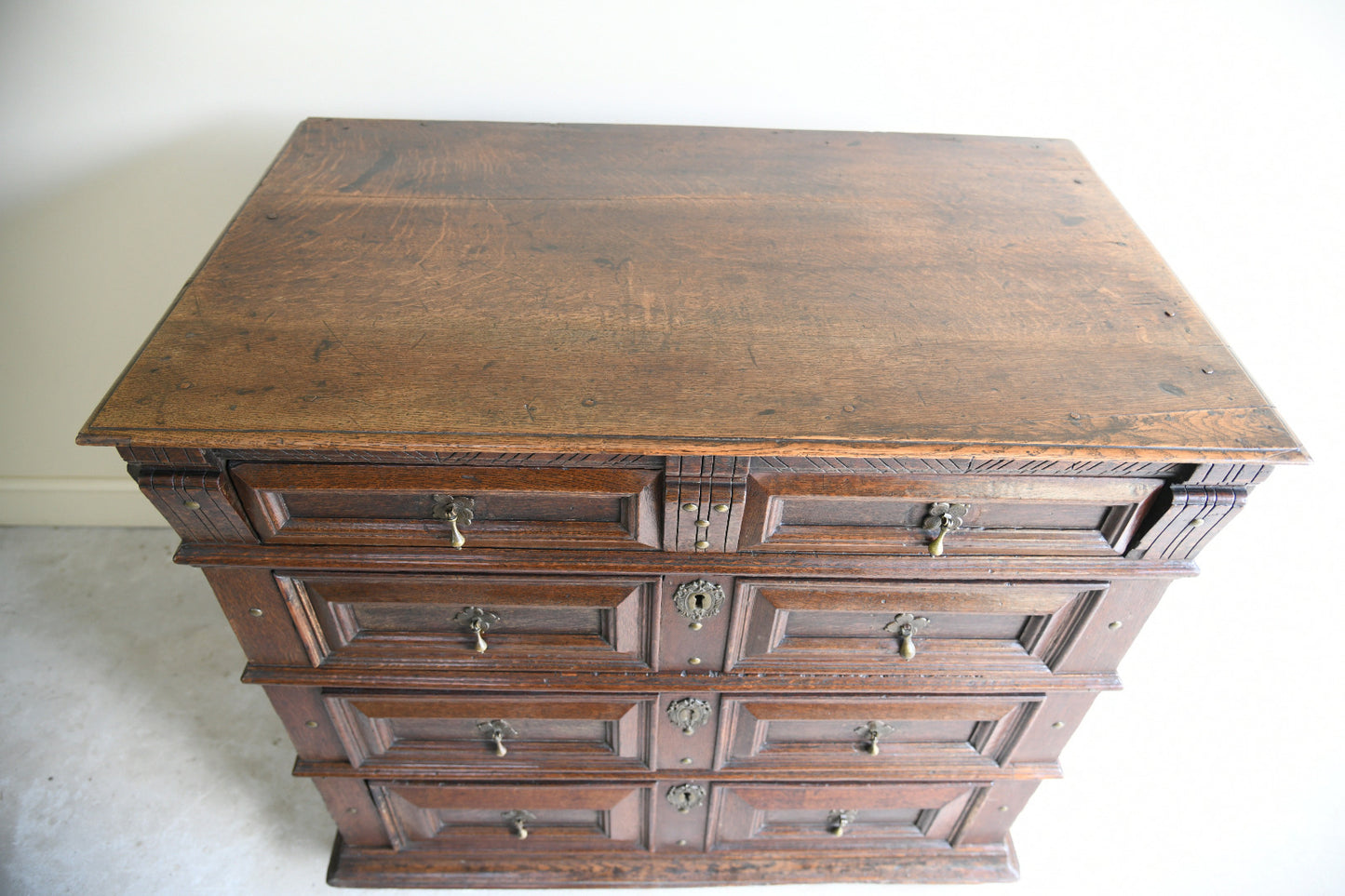 17th Century Style Oak Chest of Drawers