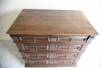 17th Century Style Oak Chest of Drawers