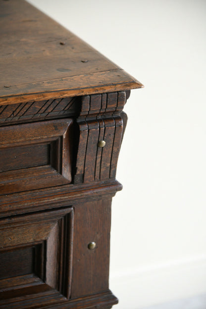 17th Century Style Oak Chest of Drawers