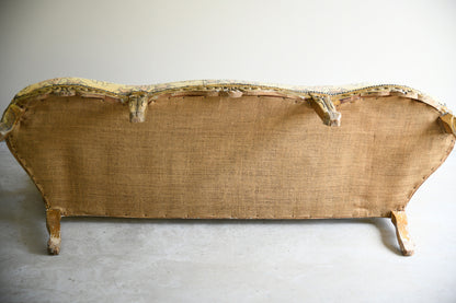 Louis XV Style Vintage Giltwood Sofa