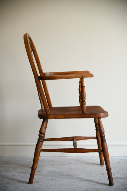 19th Century Elm and Beech Windsor Armchair