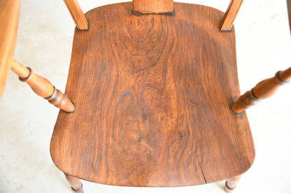 19th Century Elm and Beech Windsor Armchair