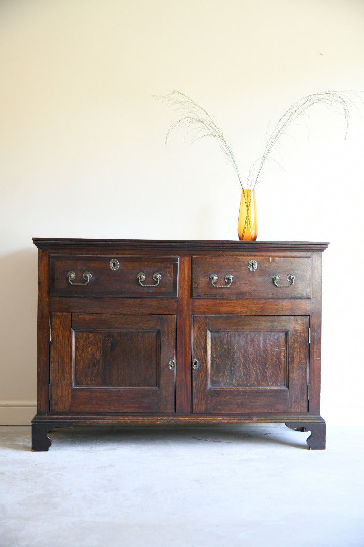 Georgian Style 19th Century Oak Dresser Base