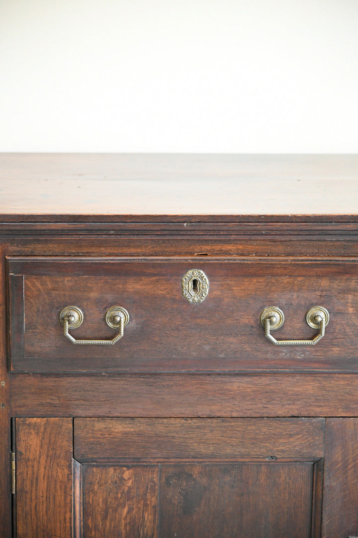 Georgian Style 19th Century Oak Dresser Base