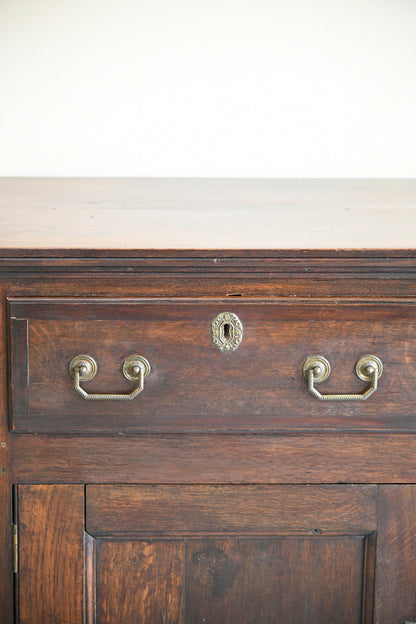 Georgian Style 19th Century Oak Dresser Base