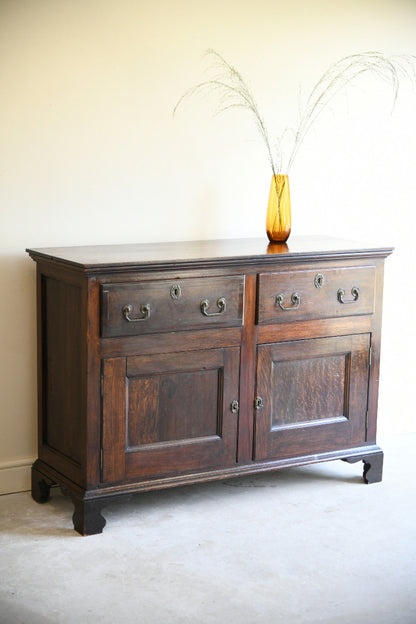 Georgian Style 19th Century Oak Dresser Base