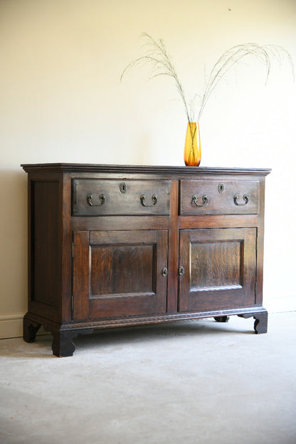 Georgian Style 19th Century Oak Dresser Base