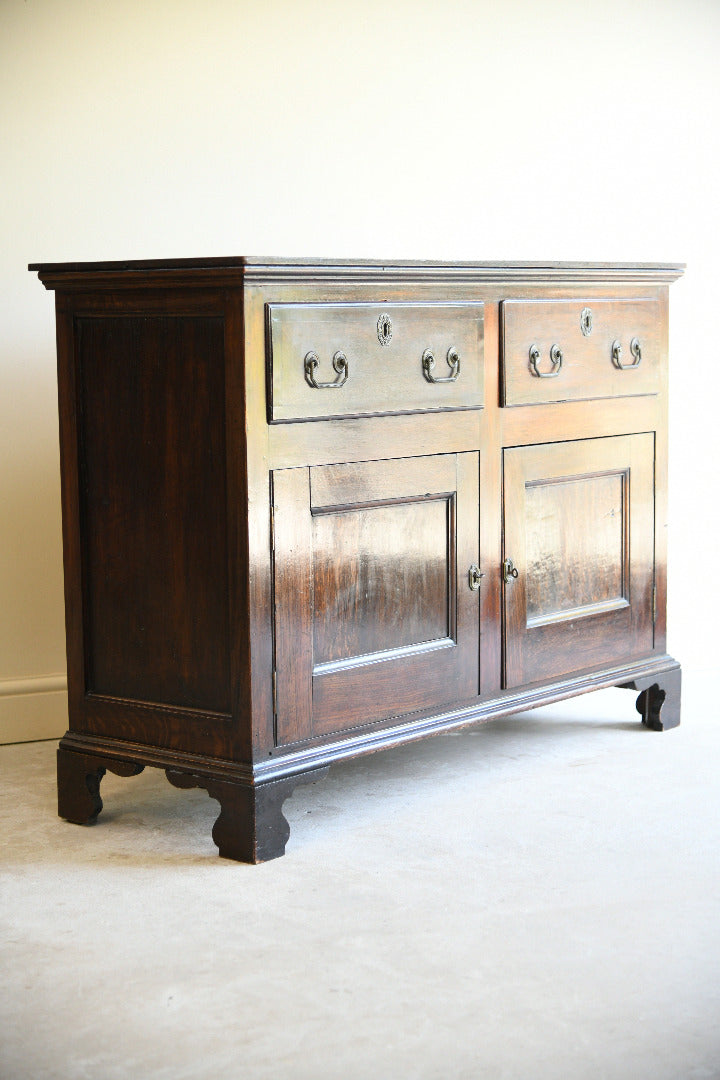 Georgian Style 19th Century Oak Dresser Base