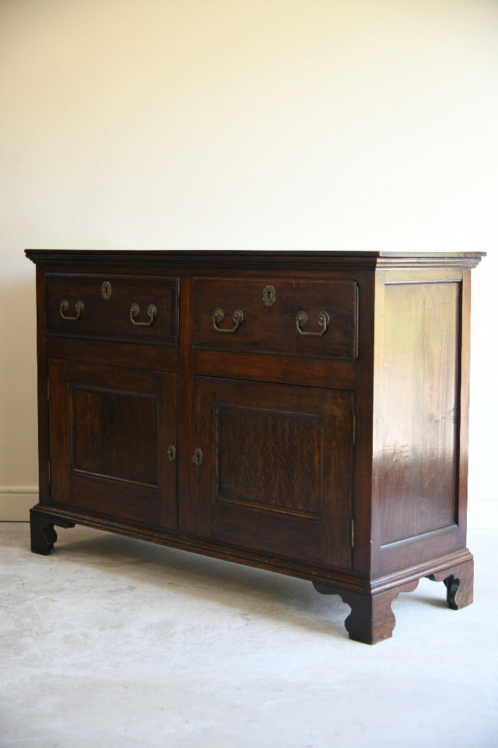 Georgian Style 19th Century Oak Dresser Base