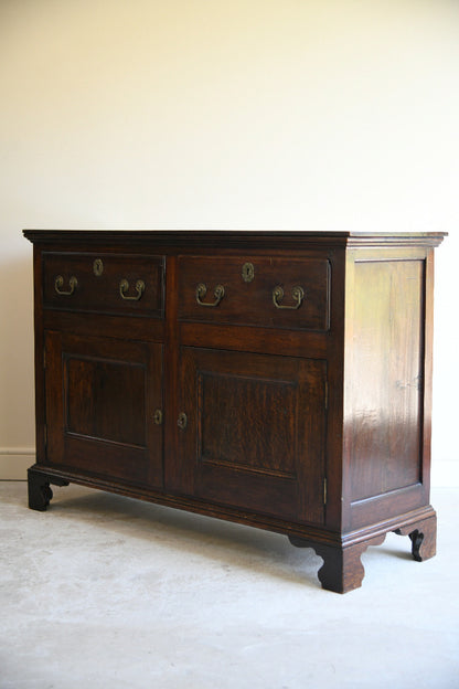 Georgian Style 19th Century Oak Dresser Base