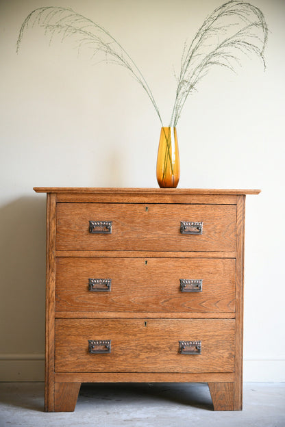 Edwardian Oak Chest of Drawers