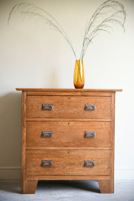 Edwardian Oak Chest of Drawers