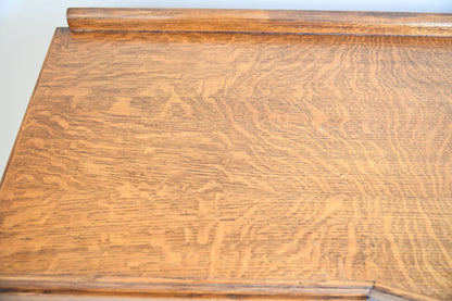 Mid Century Oak Kneehole Dressing Table / Small Desk