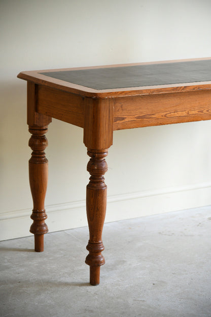 Victorian Pitch Pine Writing Table