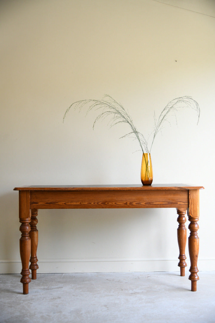Victorian Pitch Pine Writing Table