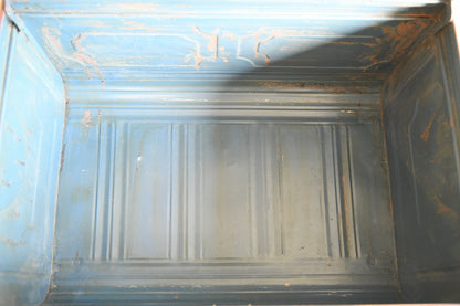 Antique Painted Tin Trunk