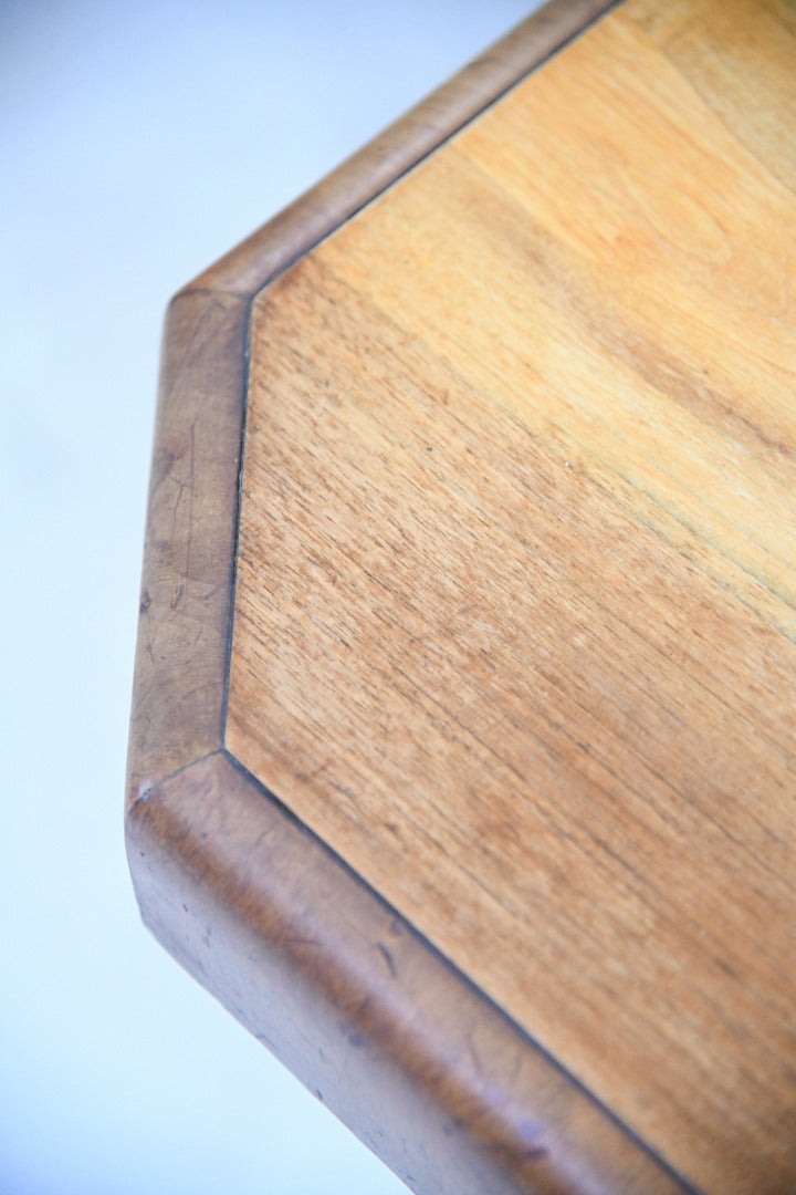 1930s Art Deco Walnut Console Table
