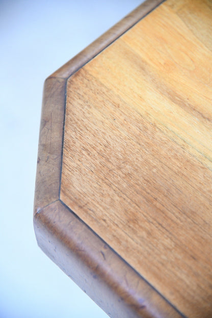1930s Art Deco Walnut Console Table