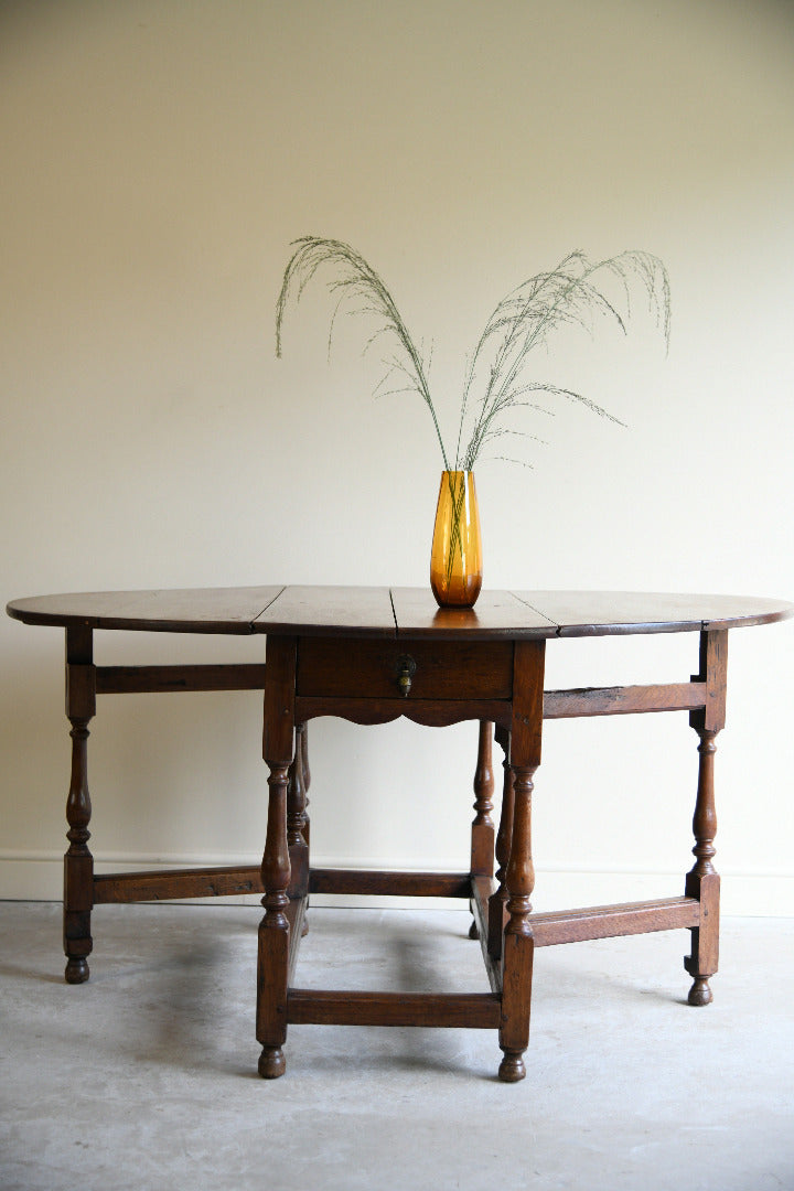 Antique Oak Gateleg Dining Table