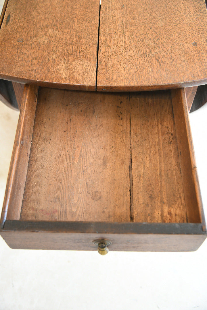 Antique Oak Gateleg Dining Table