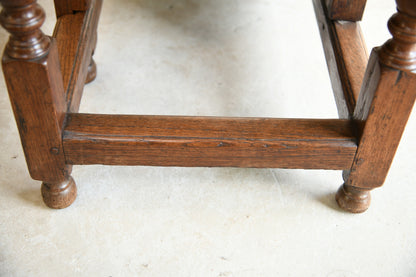 Antique Oak Gateleg Dining Table