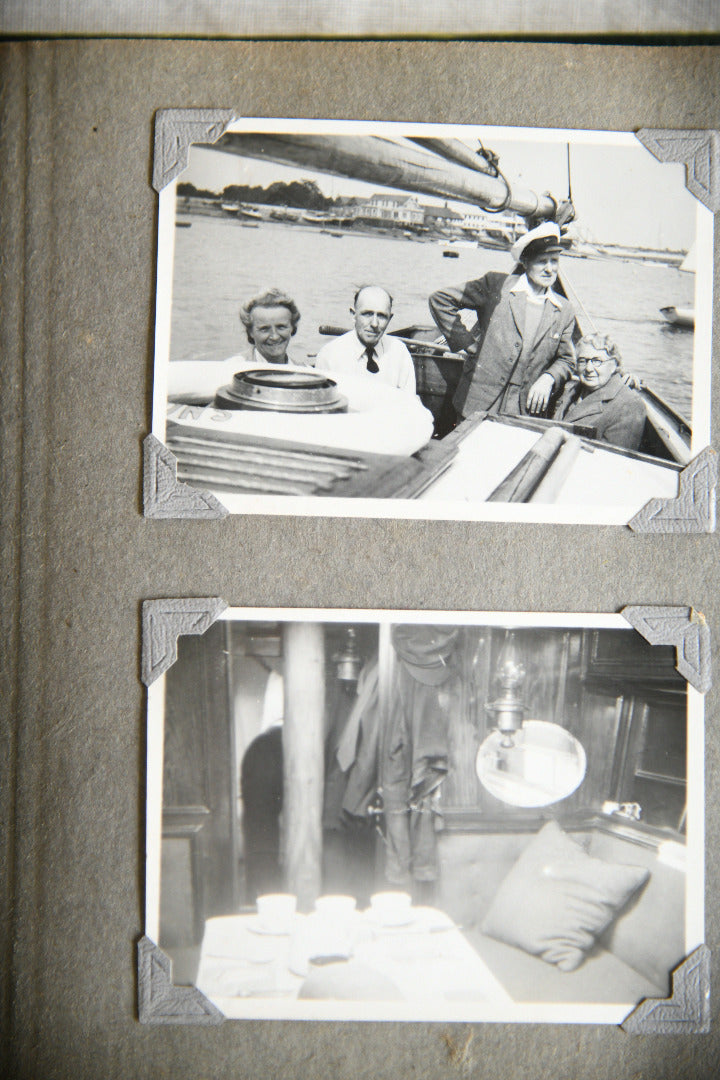 Vintage 1950s Sailing and Yachting Photograph Album