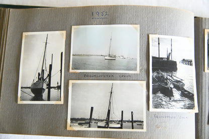 Vintage 1950s Sailing and Yachting Photograph Album