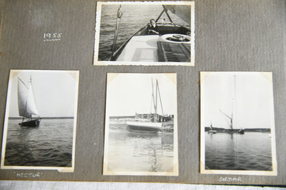 Vintage 1950s Sailing and Yachting Photograph Album