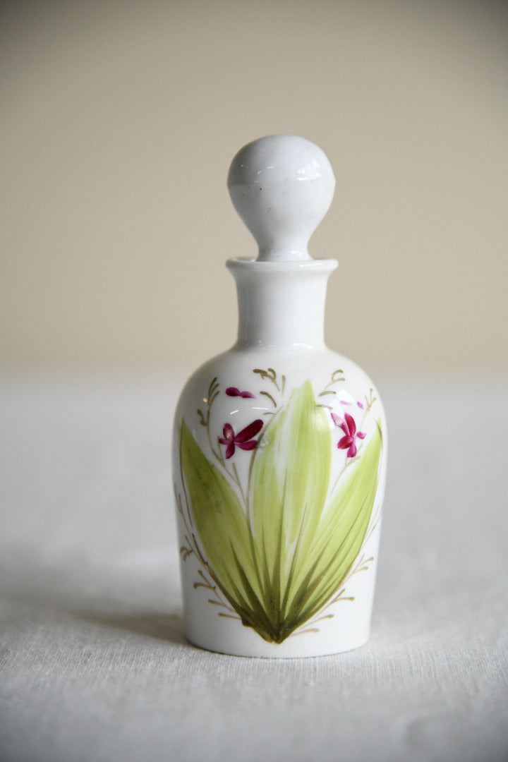 Antique Floral Porcelain Scent Bottles