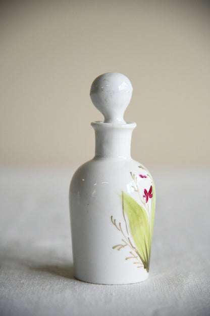 Antique Floral Porcelain Scent Bottles