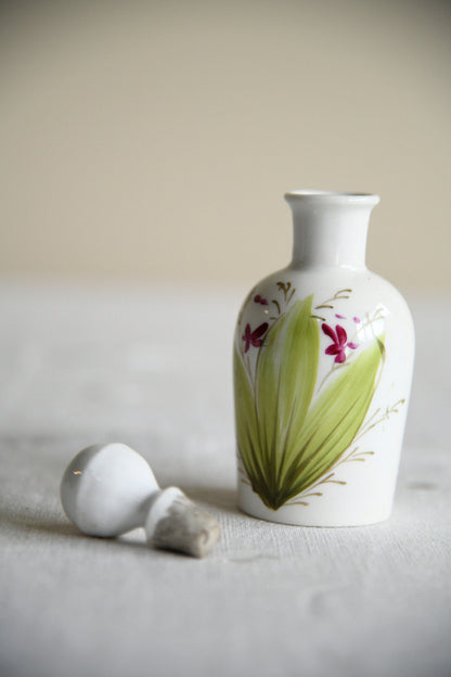 Antique Floral Porcelain Scent Bottles