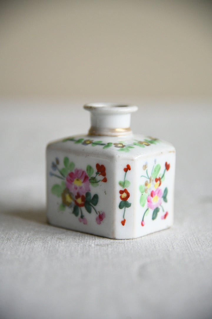 Antique Floral Porcelain Scent Bottles