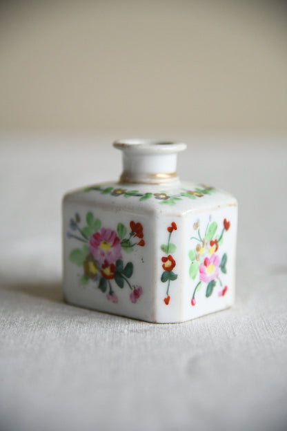 Antique Floral Porcelain Scent Bottles