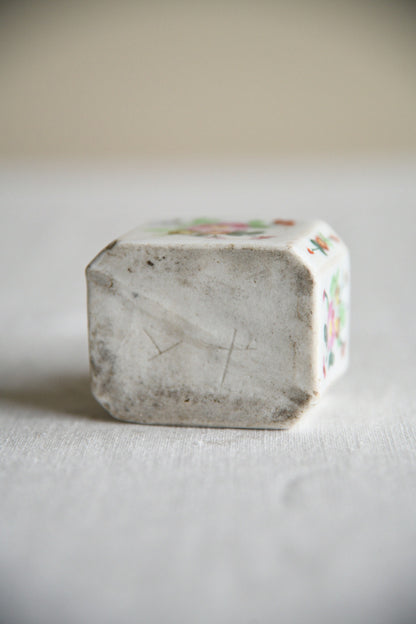Antique Floral Porcelain Scent Bottles