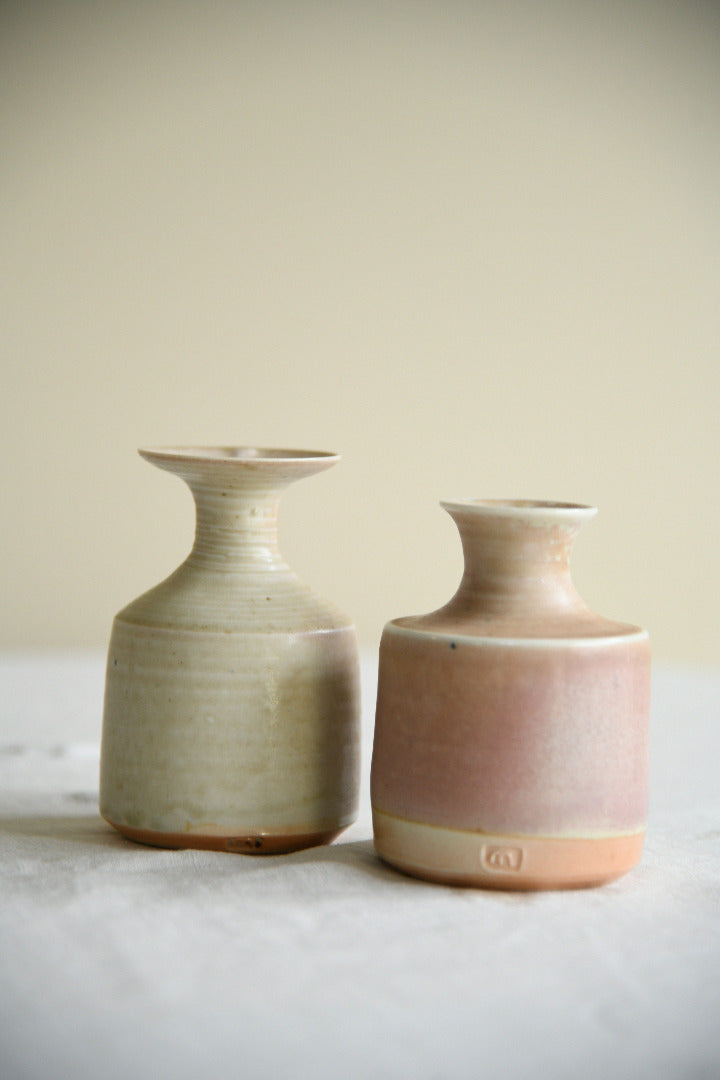 Pair of Vintage British Studio Pottery Vases