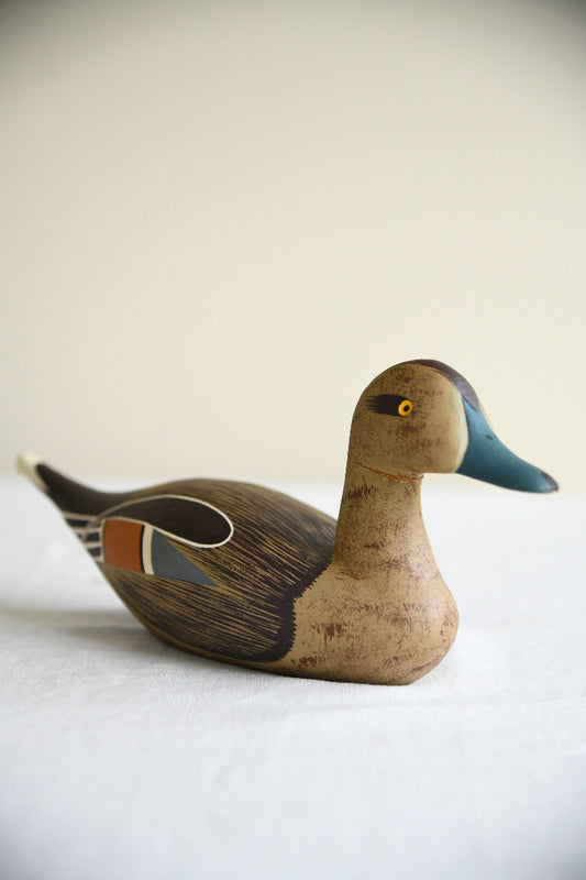 Carved Wooden Decoy Style Duck
