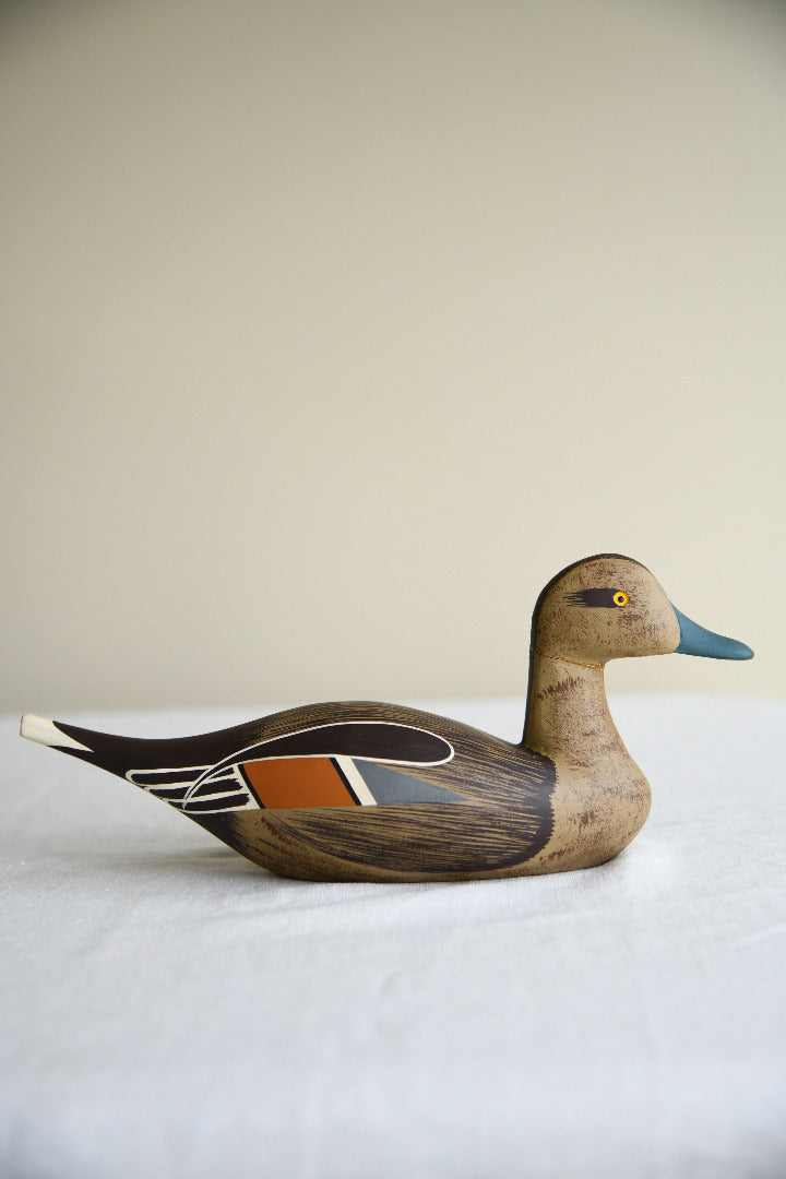 Carved Wooden Decoy Style Duck