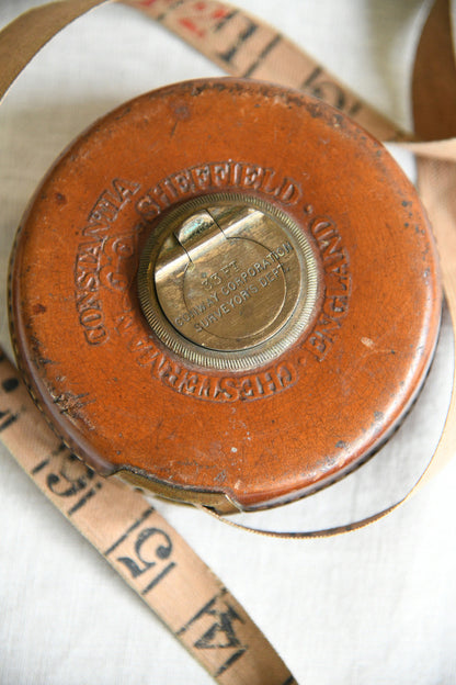 Chesterman Constantia 33ft Surveyor's Tape Measure