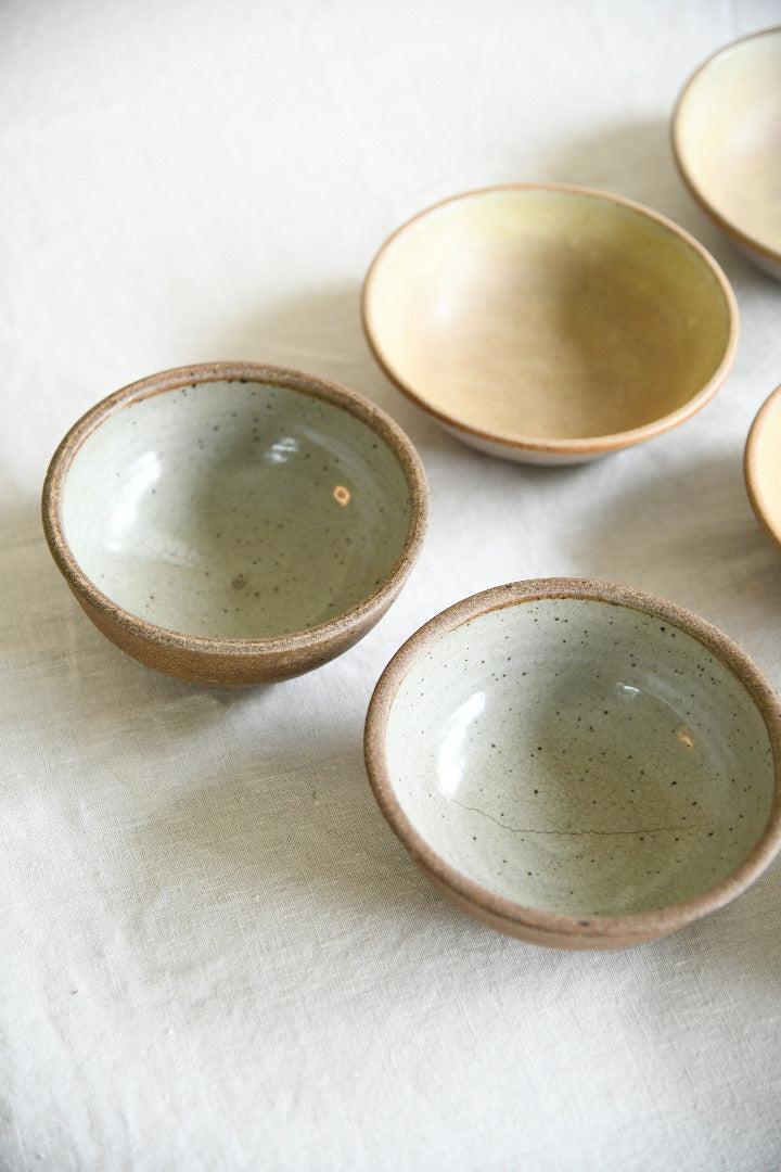 Six Vintage Studio Pottery Bowls Tony Gant