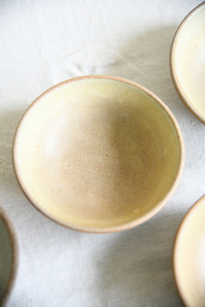 Six Vintage Studio Pottery Bowls Tony Gant