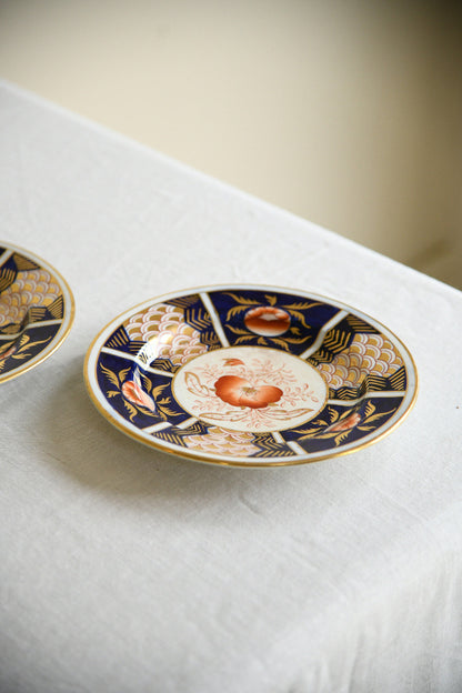 Pair of 19th Century Hand Painted Imari Style Plates