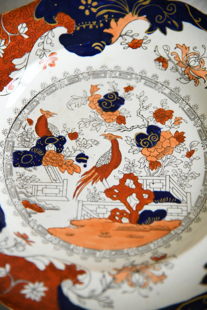 Pair of 19th Century Imari Pattern Plates
