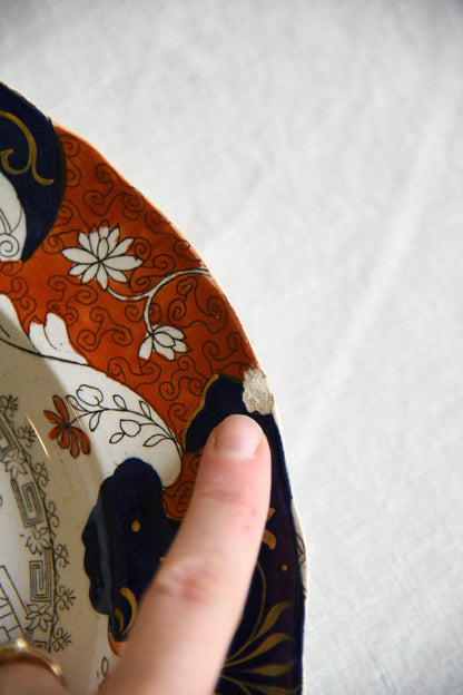 Pair of 19th Century Imari Pattern Plates