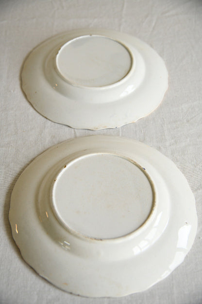 Pair of 19th Century Imari Pattern Plates
