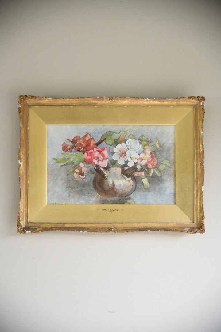 Joan A. Solomon Watercolour Still Life, 1927