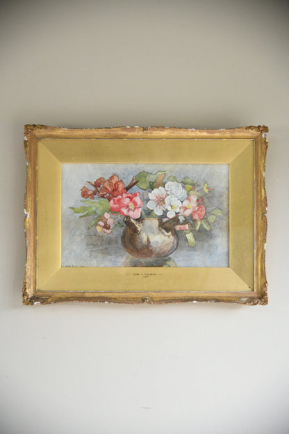 Joan A. Solomon Watercolour Still Life, 1927