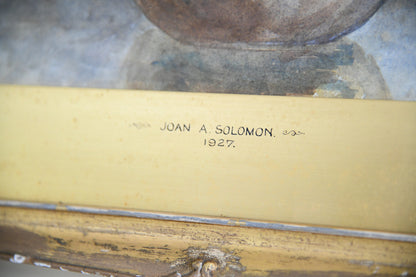 Joan A. Solomon Watercolour Still Life, 1927